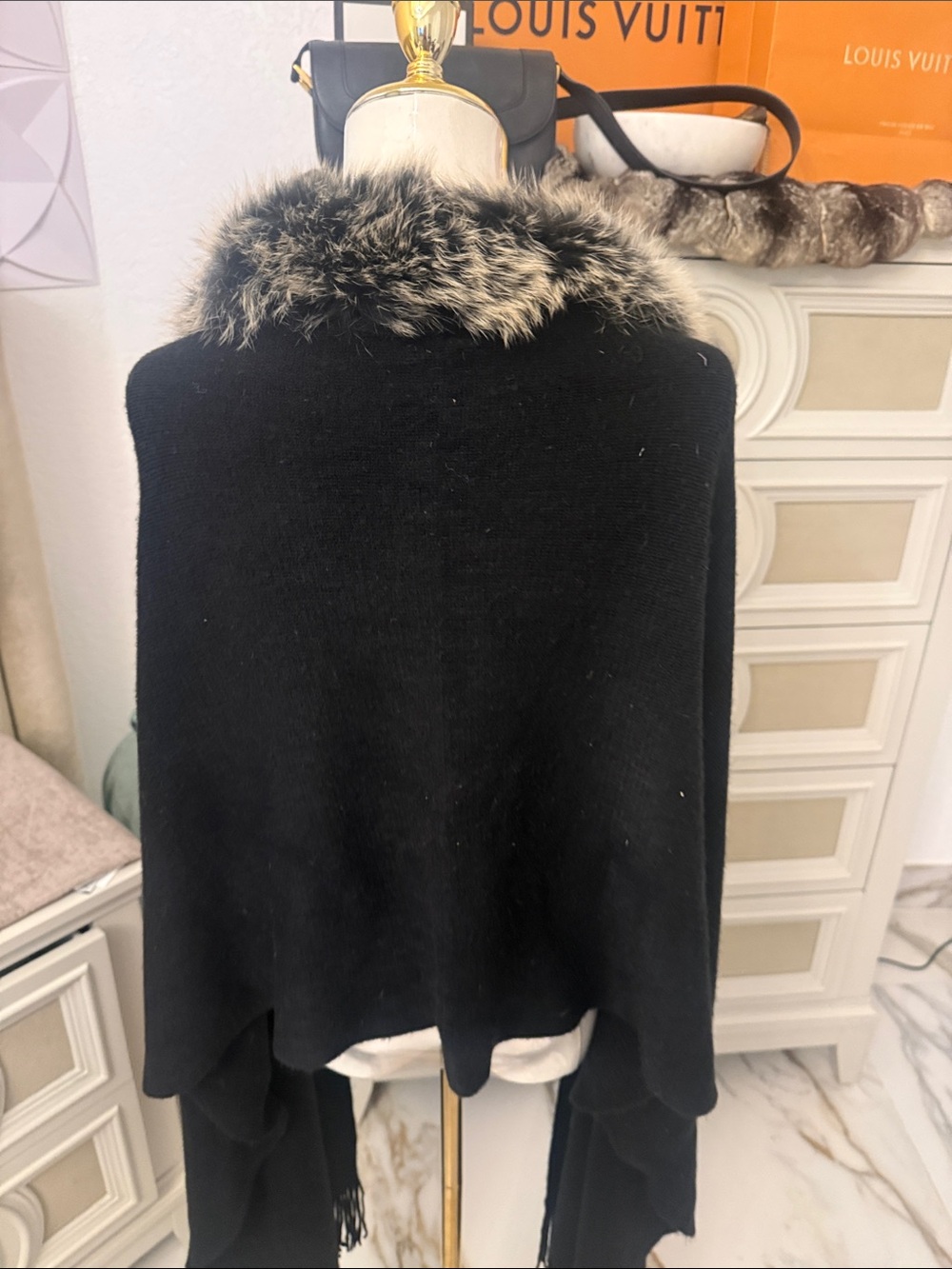 Real Fox fur shawl